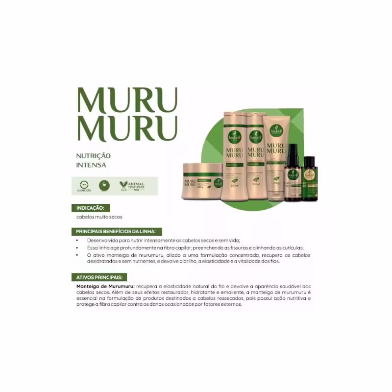 Haskell Murumuru Máscara + Ampola Capilar + mini máscara