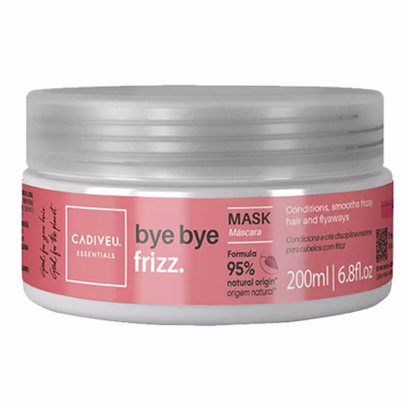 Kit Cadiveu Essentials Bye Bye Frizz Total care - (Shampoo 250ml + Condicionador 250ml + Máscara 200ml)