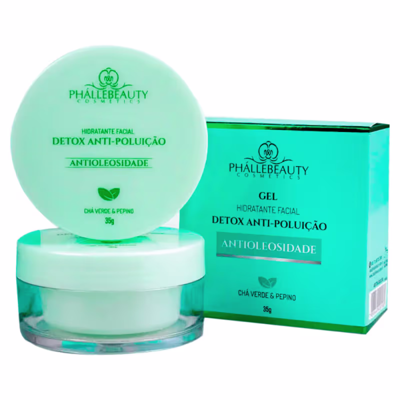 Hidratante Facial Detox Anti-Poluição Phállebeauty PH0560