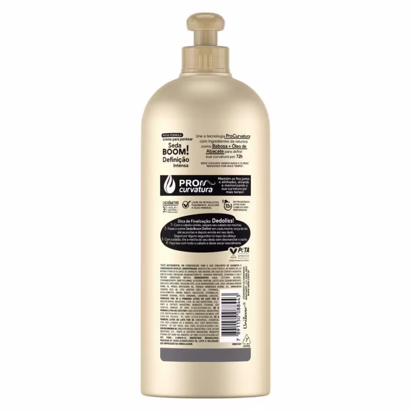 Creme para Pentear Seda Boom Definição Intensa 700ml