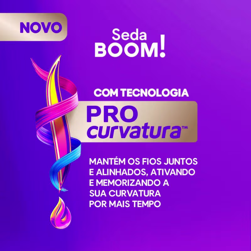 Creme para Pentear Seda Boom Definição Intensa 700ml