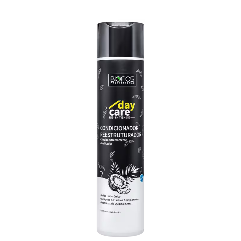 Kit Biofios Profissional Day Care Re-Intense (3 Produtos)