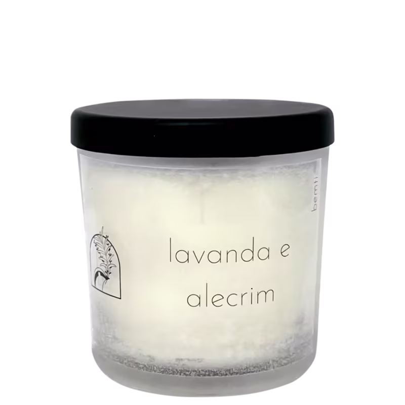 Vela Aromática Lavanda e Alecrim - 180g