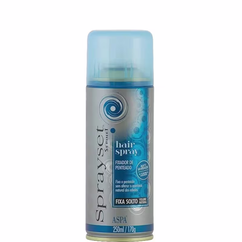 Aspa Sprayset Hair Spray Fixador de Penteado - Fixa Solto 250ml