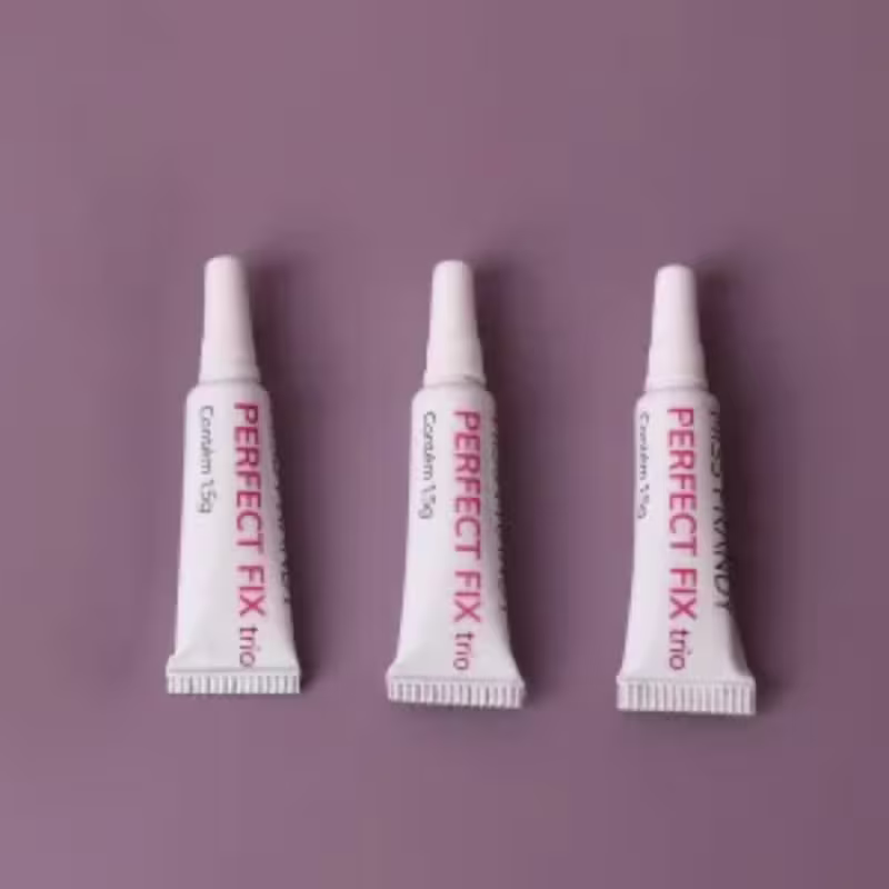 Miss Frandy Kit com 3 colas para Cílios Postiços Perfect Fix (branca /transparente  /preta) CO23-0508
