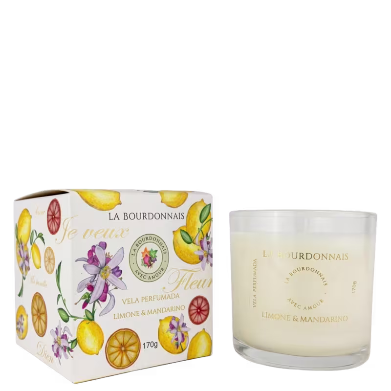 La Bourdonnais Limone & Mandarino - Vela Perfumada 170g