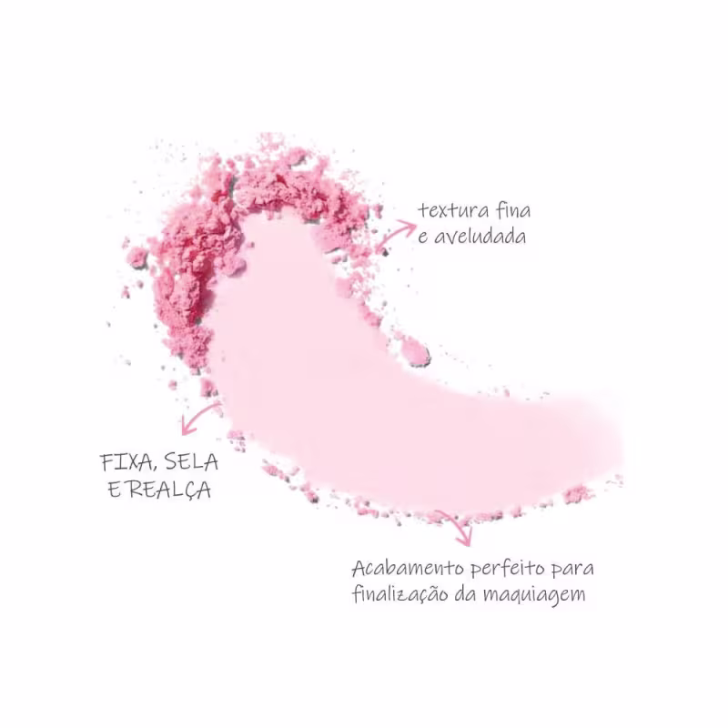 Pó Facial Solto Rosa Pink Powder by Karen Bachini 12g