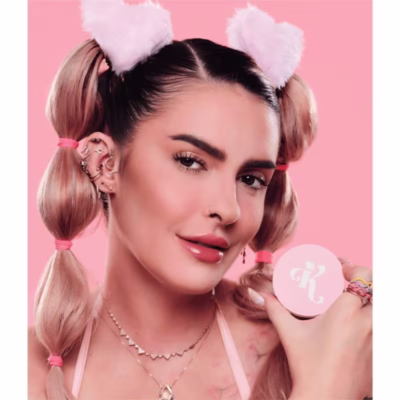 Pó Facial Solto Rosa Pink by Karen Bachini 12g