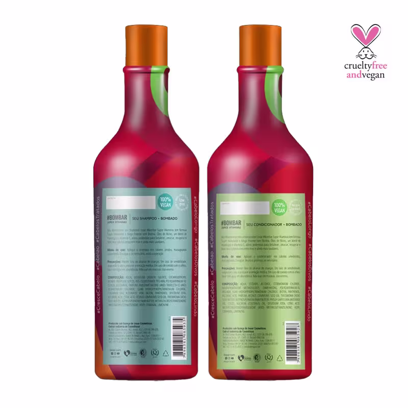 Inoar Kit #Bombar Shampoo 1L + Condicionador 1L