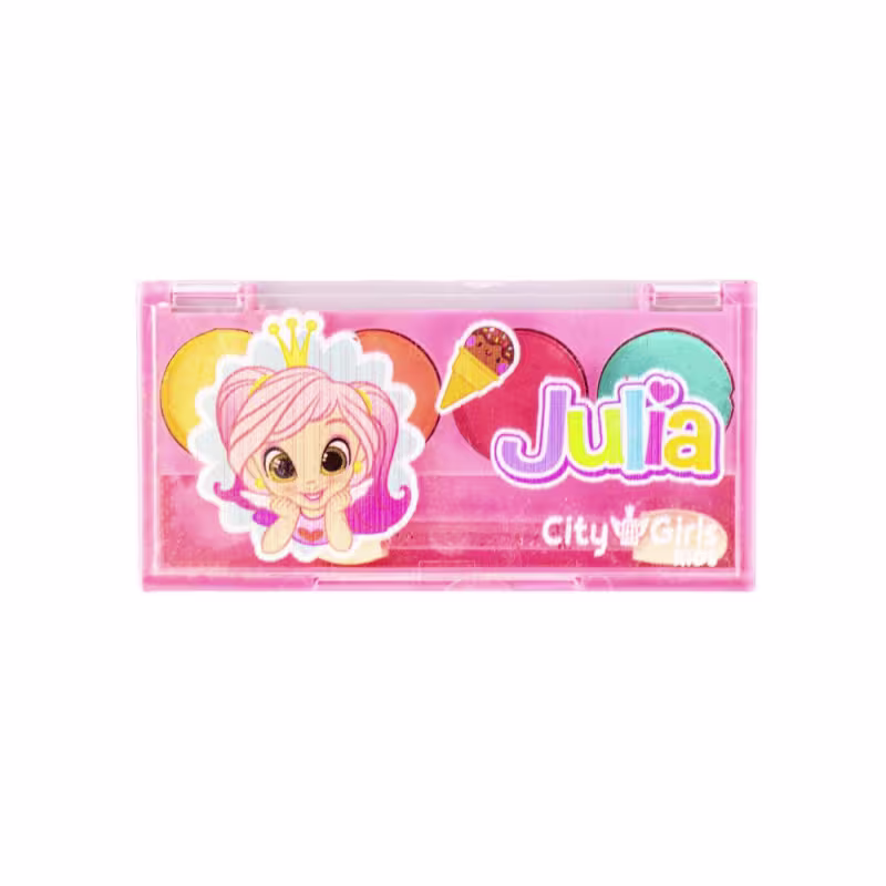 City Girls Julia Cor 01 - Paleta de Sombra Infantil 3,5g