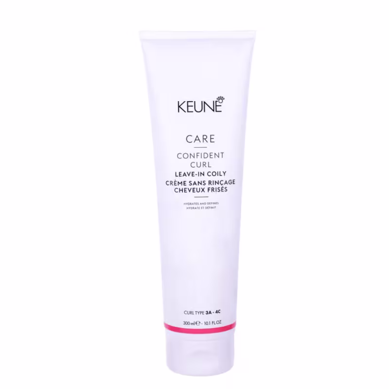 Kit Keune Care Confident Curl Low-Poo Máscara 500ml e Leave-in Coily - Crespos