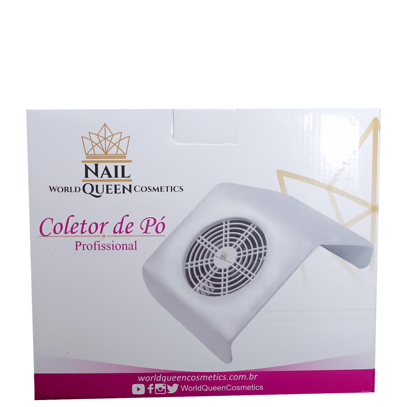 World Queen Nail 110V - Aspirador Coletor de pó de Unhas