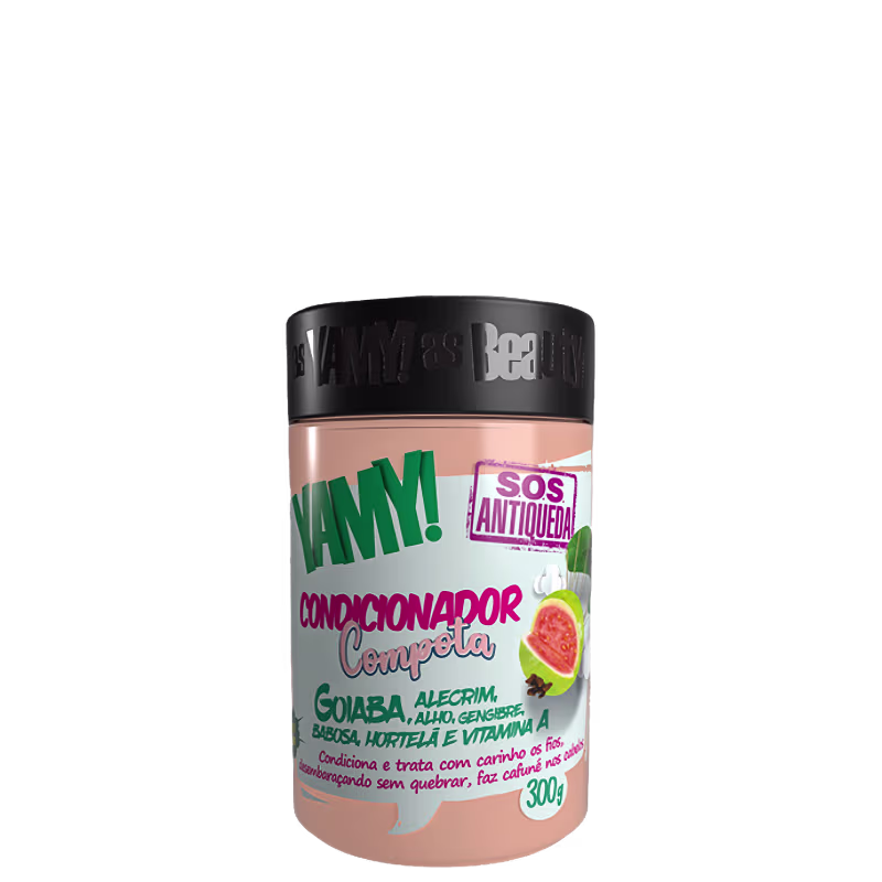 Trio SOS Antiqueda Shampoo, Condicionador e Máscara Goiabada - Yamy