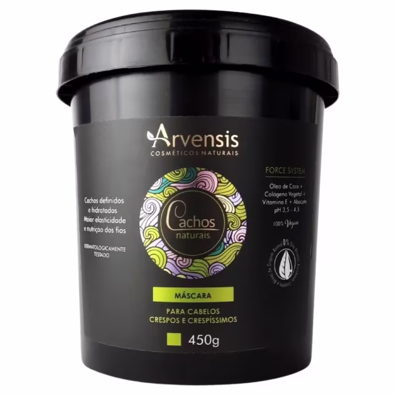 Kit Arvensis Crespíssimos Shampoo Condicionador 2x300ml Ativador e Mascara
