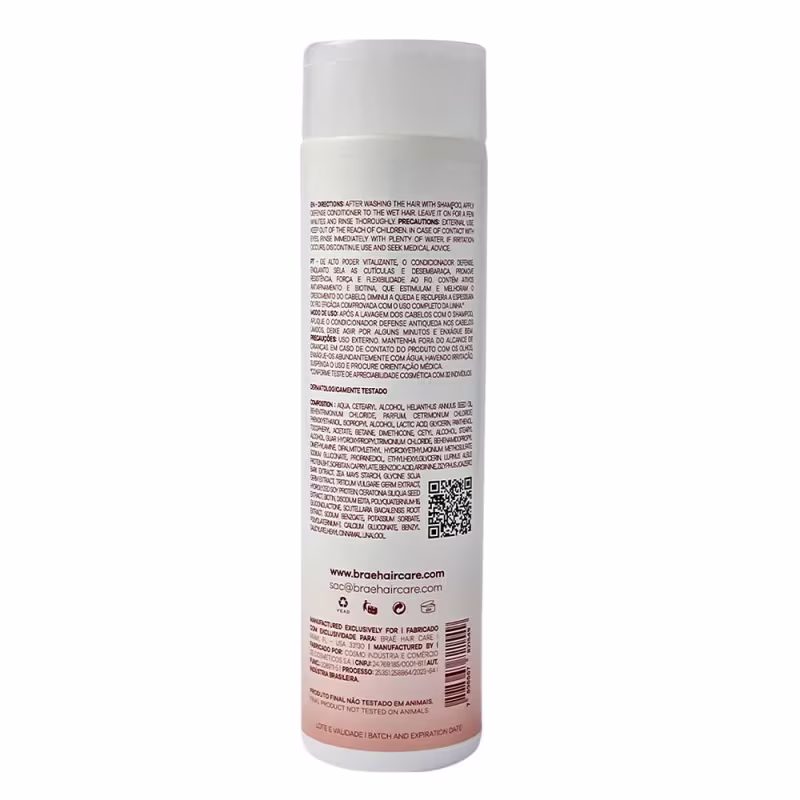 Kit Braé Defense Shampoo + Condicionador + Tônico Antiqueda