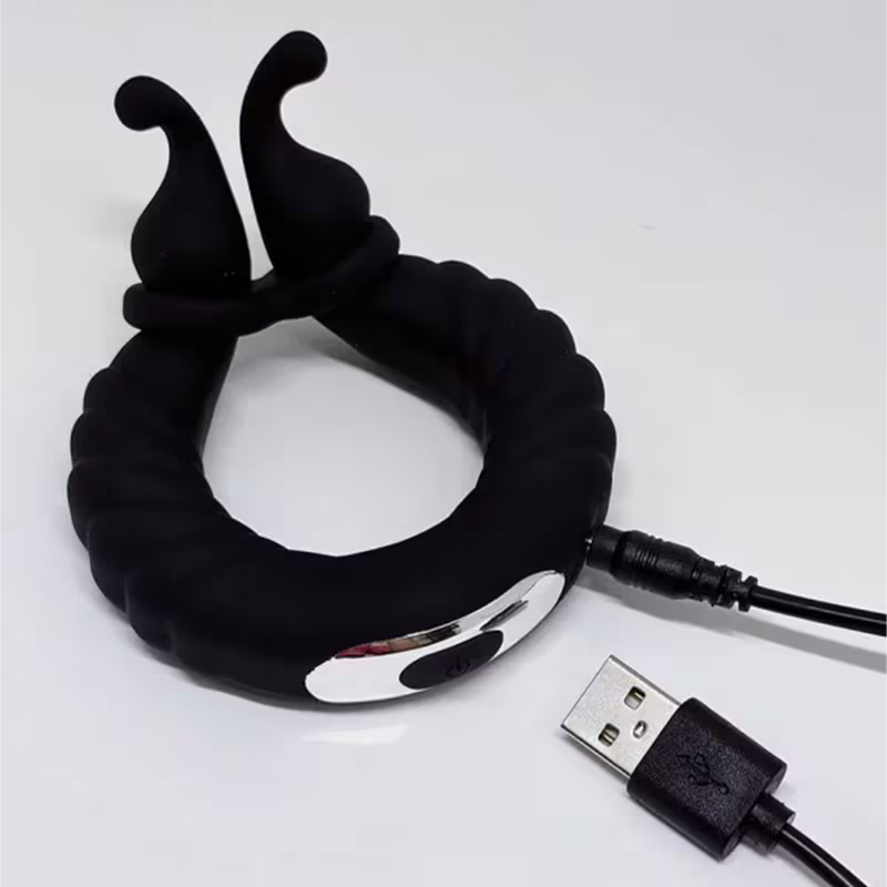 Vibrador Anel Peniano Wild Preto de Désir Atelier