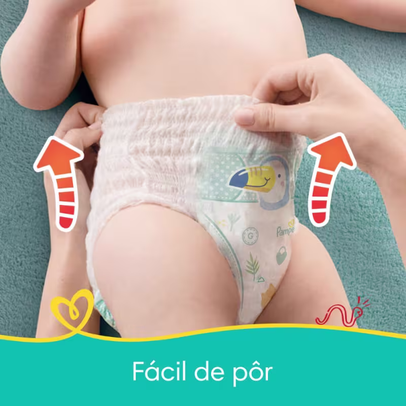 Fralda Pampers Pants Ajuste Total Max M 112 Unidades