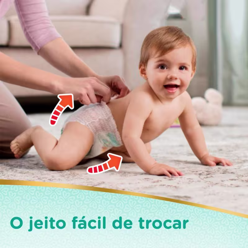 Fralda Pampers Pants Premium Care Jumbo XG 64 Unidades