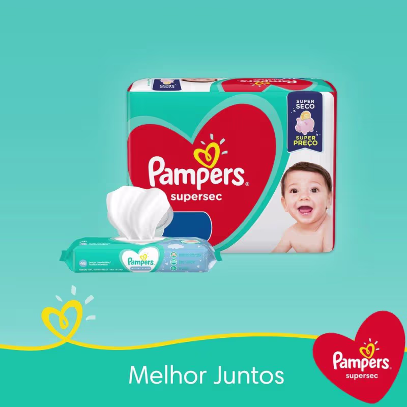 Fralda Pampers Supersec XXG 34 unidades