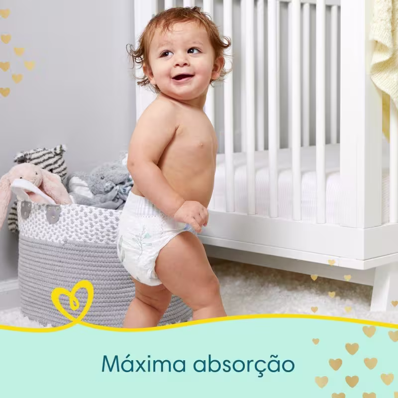 Kit Fralda Pampers Premium Care Nova Jumbo Tamanho M 240 Unidades