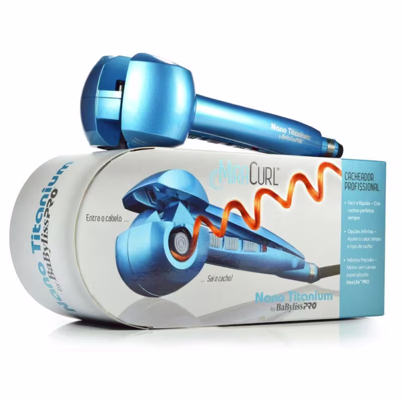 Modelador de Cachos Babyliss Pro Miracurl Nano Titanium