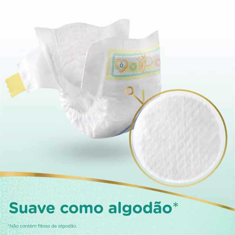 Kit Fralda Pampers Premium Care Recém Nascido Plus com 80 unidades - 3 à 6Kg