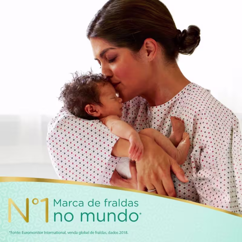 Kit Fralda Pampers Premium Care Recém Nascido Plus com 80 unidades - 3 à 6Kg