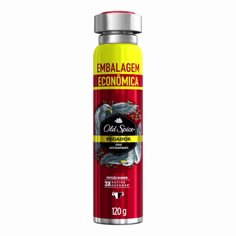 Desodorante Antitranspirante Aerossol Old Spice Pegador 200ml