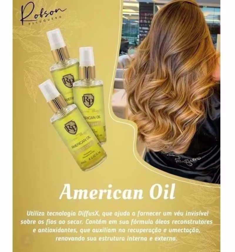 2 American Oil Serum 100ml Robson Peluquero