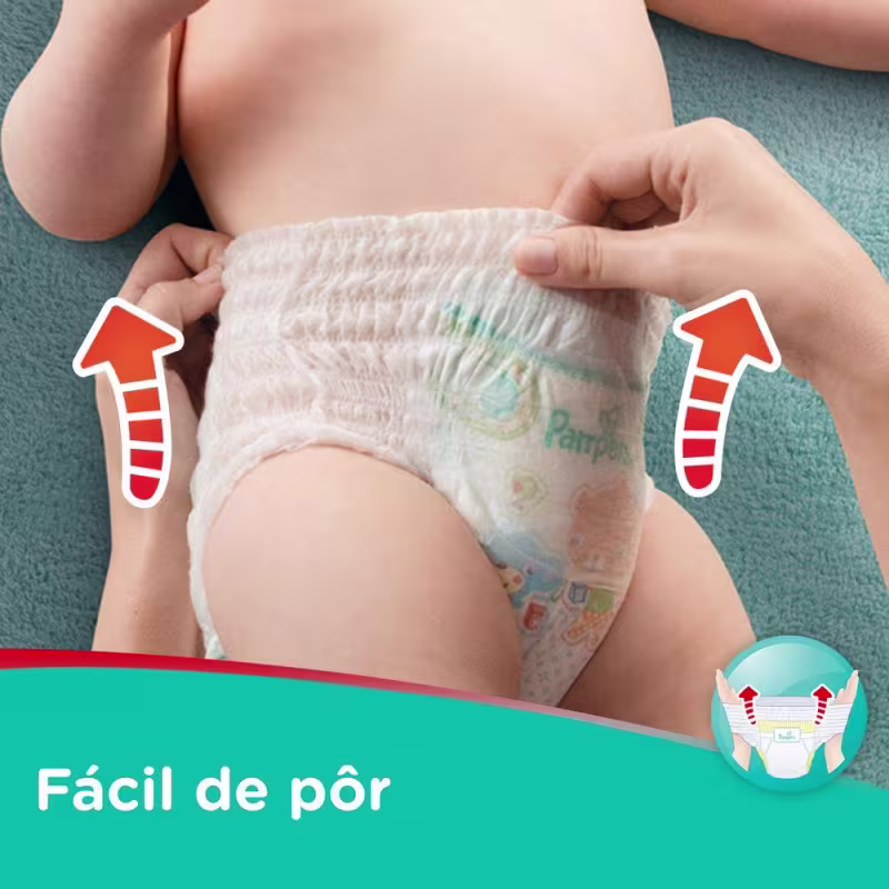 Fralda Pampers Pants Ajuste Total Mega XXG 28 Unidades