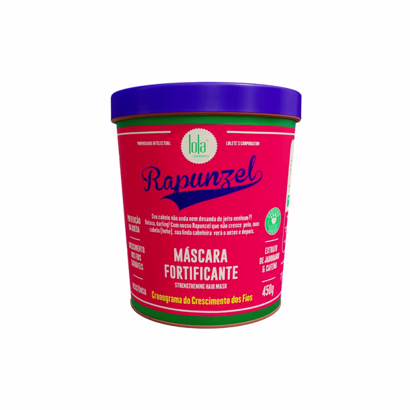 A imagem mostra o pote redondo da máscara, sua tampa é de encaixe redonda e azul.