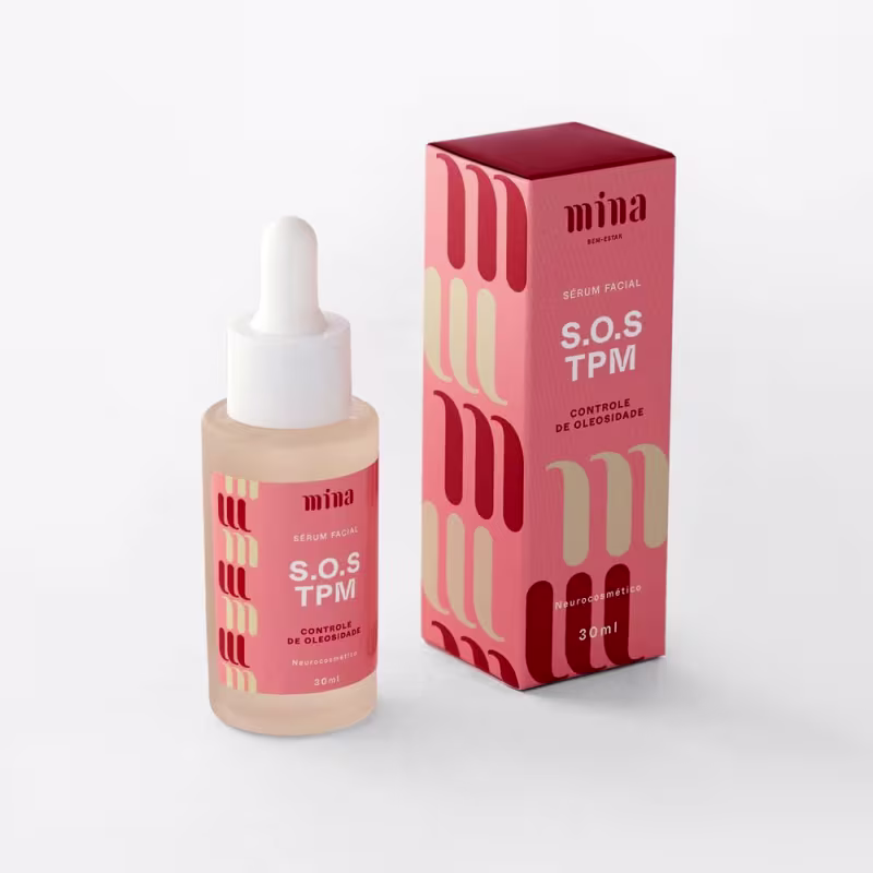 Mina S.O.S TPM Controle de Oleosidade - Sérum Facial 30ml