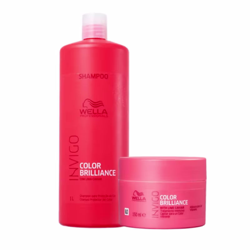 Kit Wella Professionals Invigo Color Brilliance Duo Plus (2 Produtos)