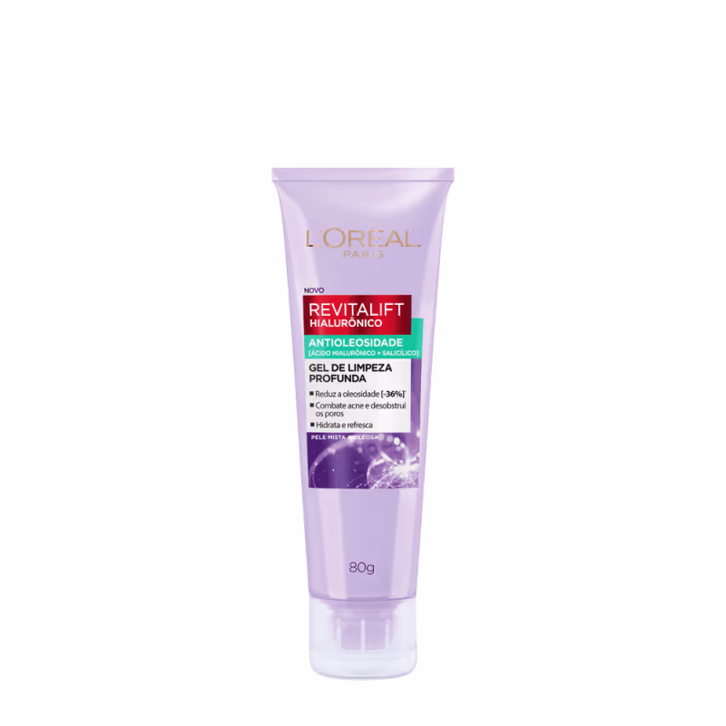 Kit L'Oréal Paris Revitalift Gel De Limpeza  Anti-Idade FPS 20 e Sérum (3 produtos)