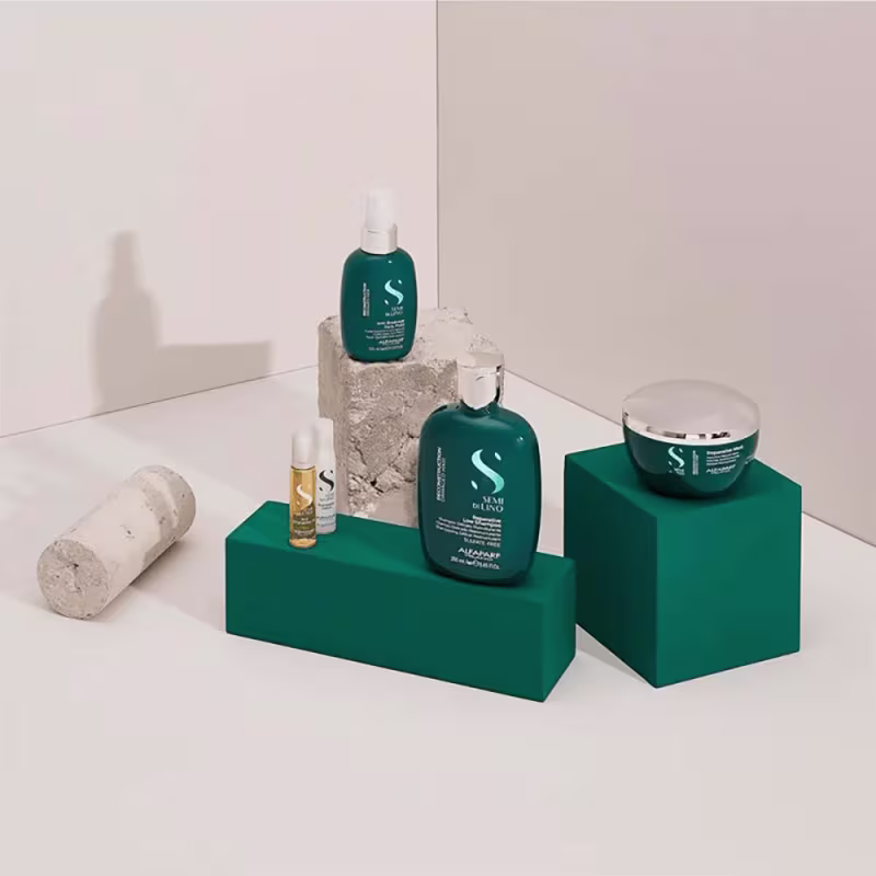 Kit Alfaparf Semi Di Lino Reconstruction Reparative - Máscara Capilar 2x200ml