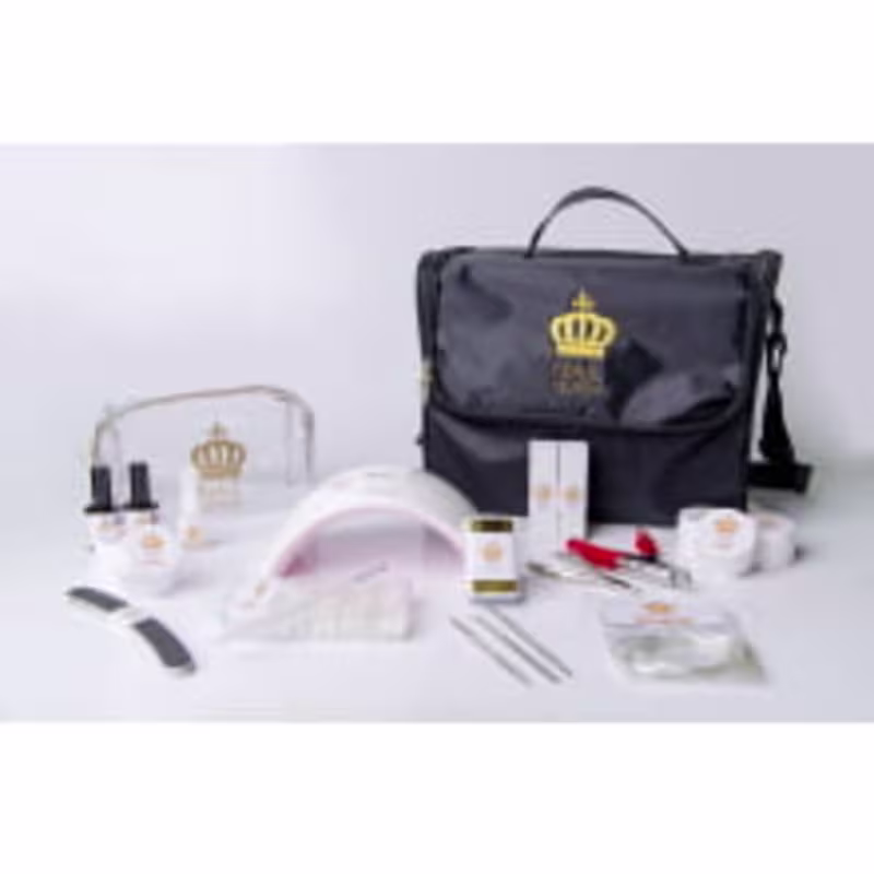 Kit World Queen Nail Alongamento de Unhas Premium (18 Produtos)