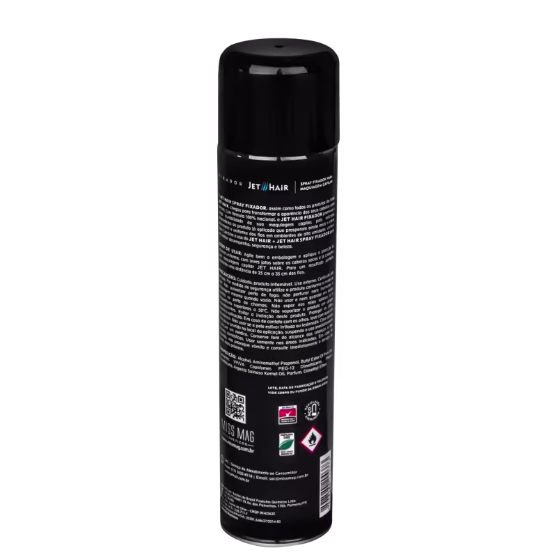 Jet Hair Spray Fixador para Maquiagem Capilar 400ml
