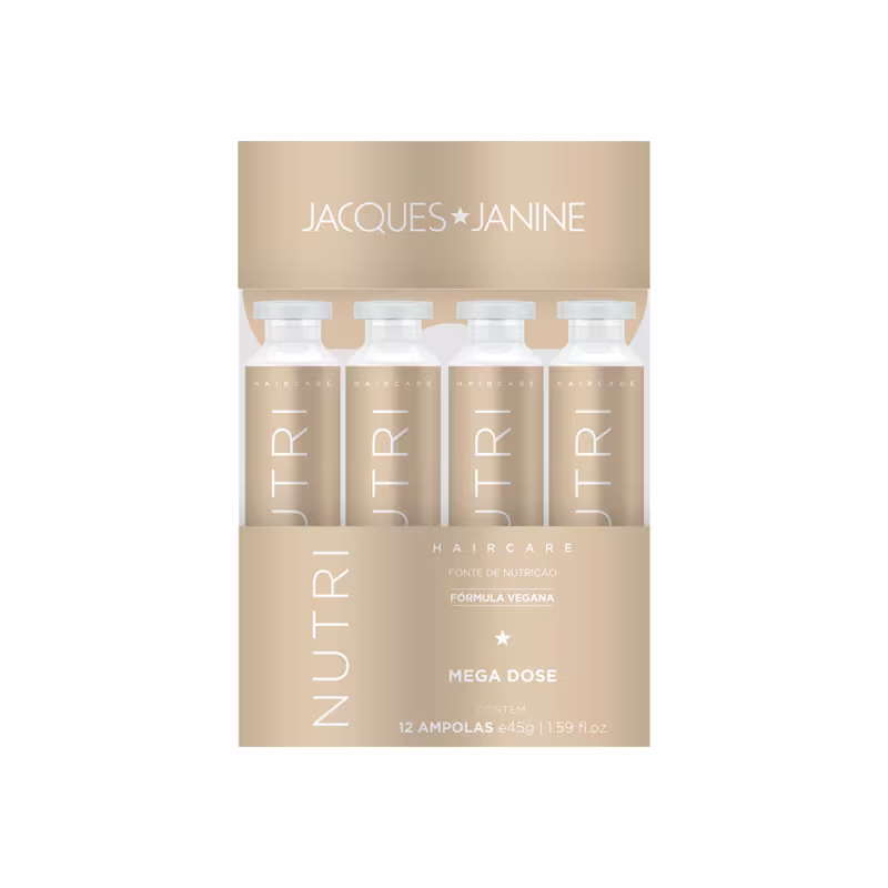 Kit Jacques Janine Professionnel Haircare Nutri - Ampola (12 unidades)
