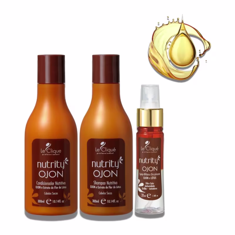 Kit de Nutrição Óleo de Ojon Nutrity  3 Passos 300 ml