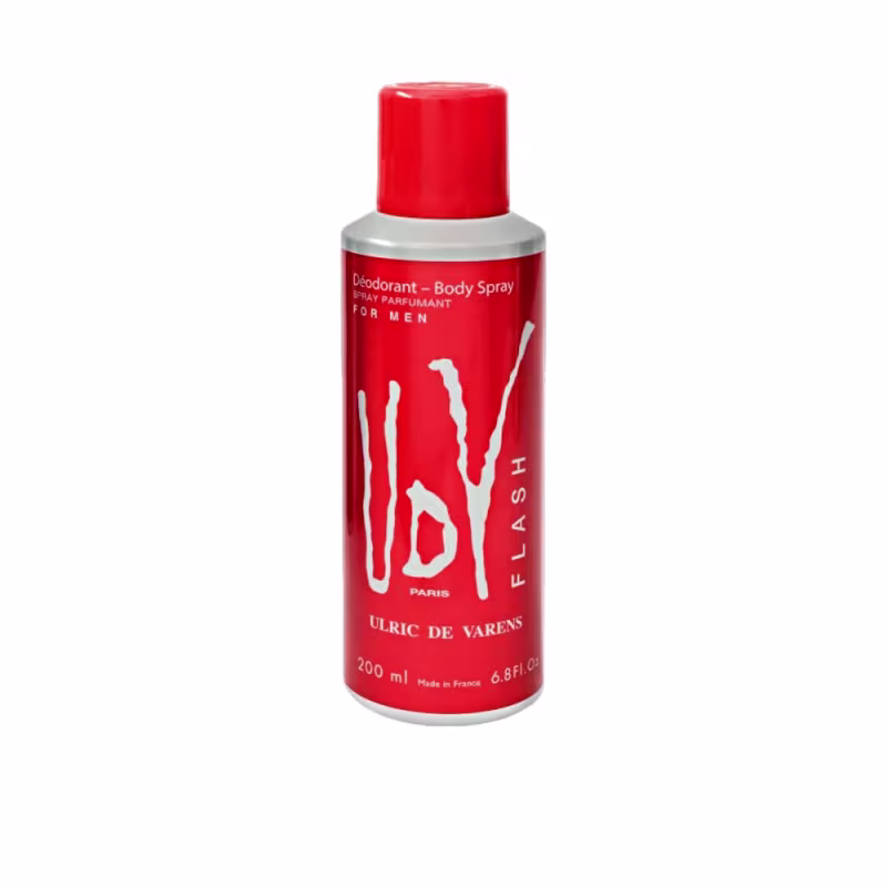Kit 10 Desodorantes Masculinos Spray UDV Flash - 200ml