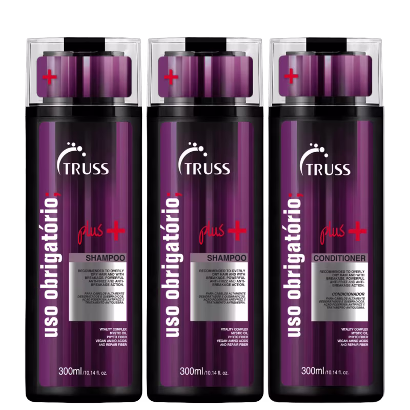 Kit TRUSS Uso Obrigatório Plus Home Care Total Trio (3 Produtos)