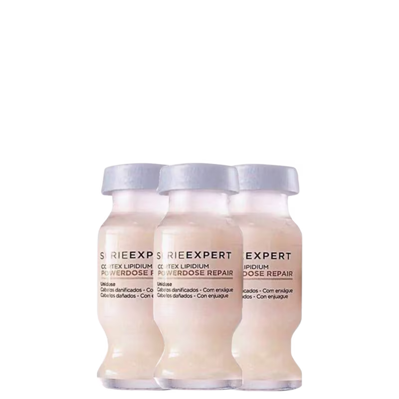 Kit L'Oréal Professionnel Absolut Repair Powerdose Repair Cortex Lipidium, 3 unidades.