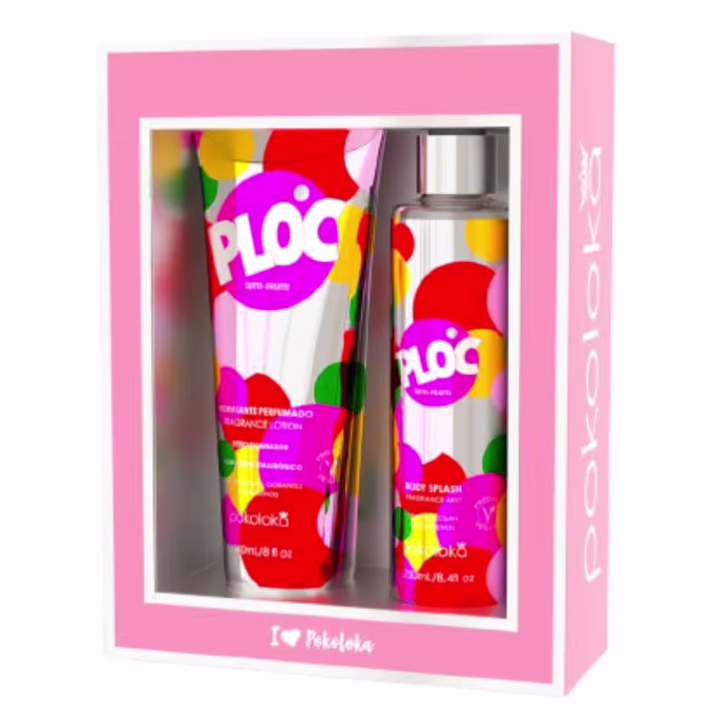 Kit Ploc ( Bubbaloo ) ( Body Splash 250 ml + Loção Hidratante 240 ml ) - Pokoloka