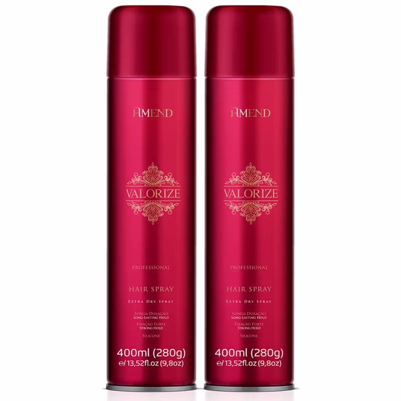 Kit Amend Valorize Forte - Spray Fixador 2x400ml