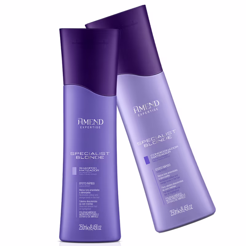 Kit Shampoo + Condicionador Specialist Blonde Amend 250ml