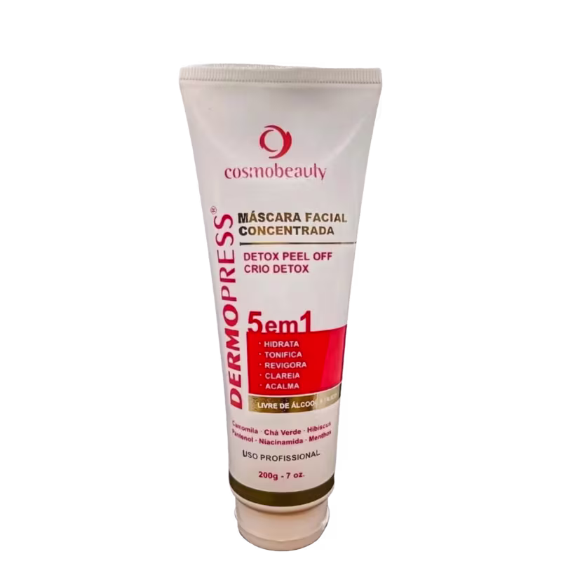 Cosmobeauty Dermopress Máscara Facial 5 em 1 Detox Peel 200g - Normal