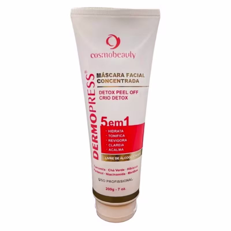 Cosmobeauty Dermopress Máscara Facial 5 em 1 Detox Peel 200g - Normal