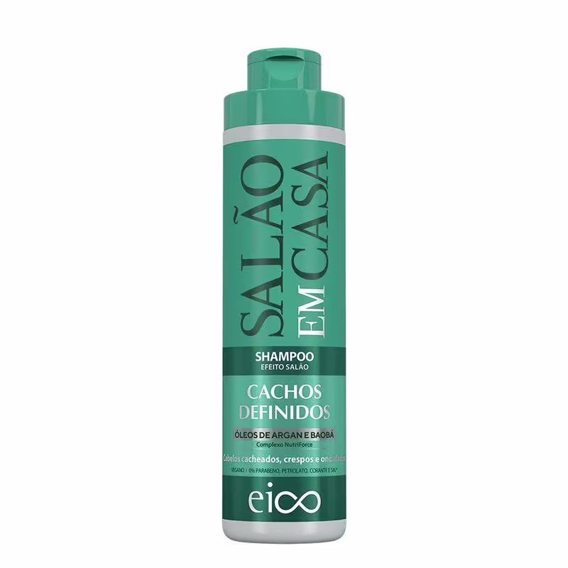 Shampoo Salão em Casa Cachos Definidos Eico 800ml