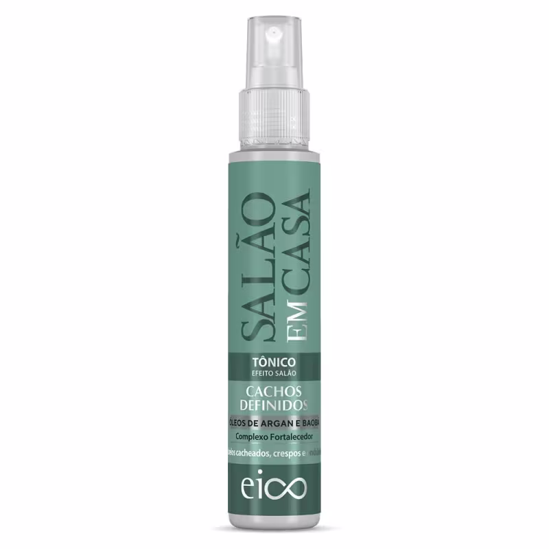 Tônico Salão em Casa Cachos Definidos Eico 120ml