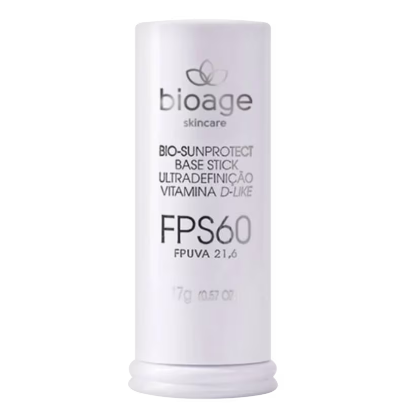 Bioage Filtro Solar Fps 60 Base Stick Bastão Cores 17g - Bege Médio Rosado